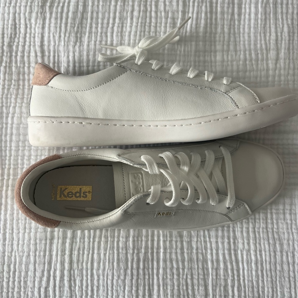 NEW Pink and White Keds Sneakers